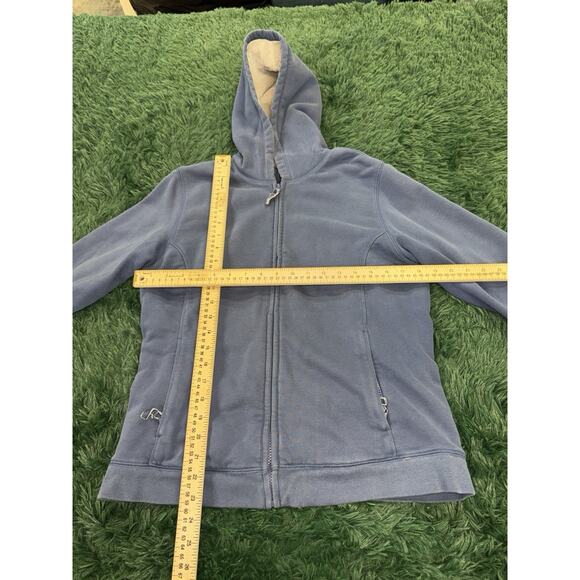 LL Bean Hoodie Sherpa Fleece Lined Full Zip Jacket Women’s Size Medium Sweater - Picture 7 of 7